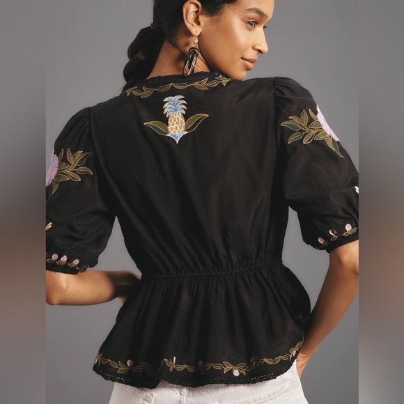 Farm Rio Embroidered Blouse - Picture 2 of 4